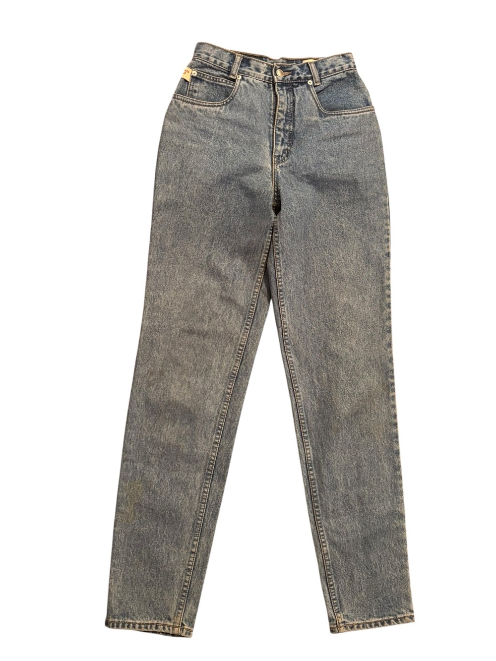 Vintage Lawman Classic High-Rise Women's Jeans in Faded Blue Western
